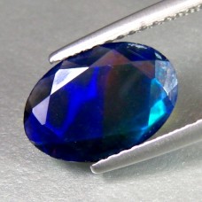 1.24CT ЧЕРНО-СИНИЙ ОПАЛ ЭФИОПИЯ - Высокое качество. Доставка по Украине.