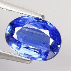 1.47CT РОСКОШНЫЙ ПРИРОДНЫЙ КИАНИТ (ОВАЛ) 8.1*5.7ММ - Высокое качество. Доставка по Украине.