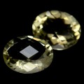 4.64Ct Пара лимонных кварцев - Высокое качество. Доставка по Украине.
