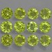 0.6Ct ПРИРОДНЫЙ ПЕРИДОТ 5мм (круглый) - цена за 1шт - Высокое качество. Доставка по Украине.