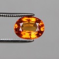 0.34Ct Оранжевый Падпараджа сапфир 5*4мм овал е14747