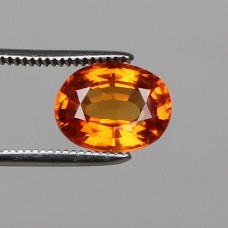 0.34Ct Оранжевый Падпараджа сапфир 5*4мм овал е14747