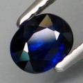 0.57Ct Натуральный синий сапфир класса АА+ 5.4*4.4мм овал Е14758