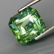 3.9Ct Натуральный зеленый апатит 9.4*9мм октагон Е14760