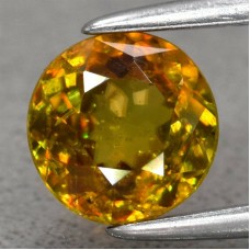  0.87Ct Натуральный Сфен (Титанит) 6мм (круг) Е14764