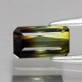 0.63CT Двухцветный зеленый турмалин 6.5*3.7мм октагон