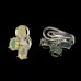 Серьги из серебра натуральным опалом Огоньки С1619