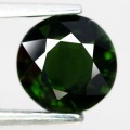 1.17CT Натуральный турмалин зеленый (верделит) 6.4мм (круг) Е14615