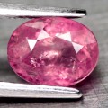 1.08CT розовый турмалин рубеллит 6.7*5.1мм (овал) Е14999