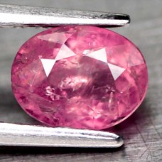 1.08CT розовый турмалин рубеллит 6.7*5.1мм (овал) Е14999