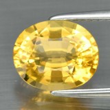 1.87Ct Натуральный цитрин 9*7.5мм овал Е14917