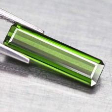 1.98CT Натуральный турмалин зеленый (верделит) 15*4.2мм (октагон) Е14998