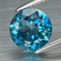 2.33Ct Лондон топаз цвет London blue 8мм. Е14770