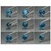 2.33Ct Лондон топаз цвет London blue 8мм. Е14770